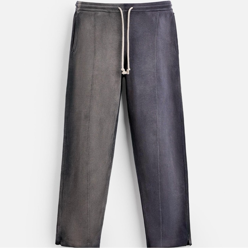 Zara Washed Knit Jogger Pants